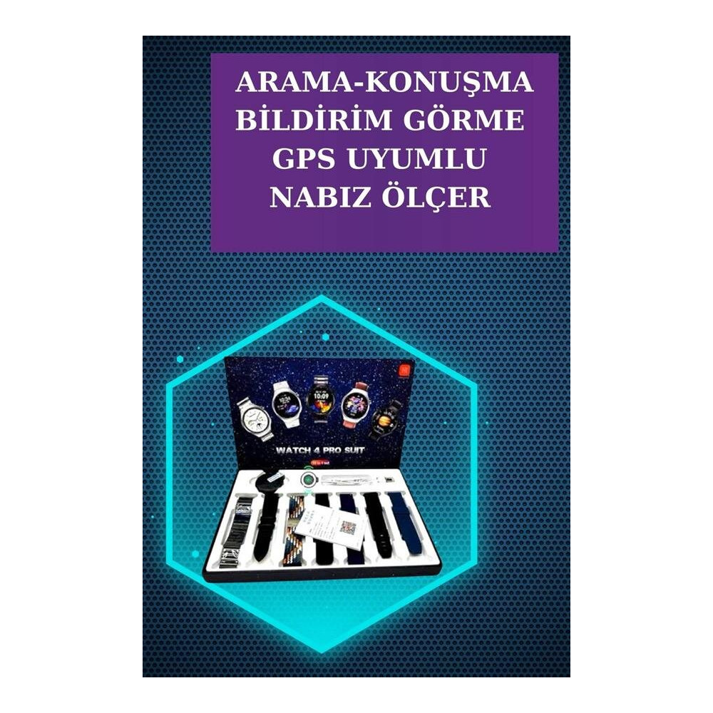Gamer Kulaklık ve Çok Kordonlu Akıllı Saat Gürültü Önleyici GPS Desteğ