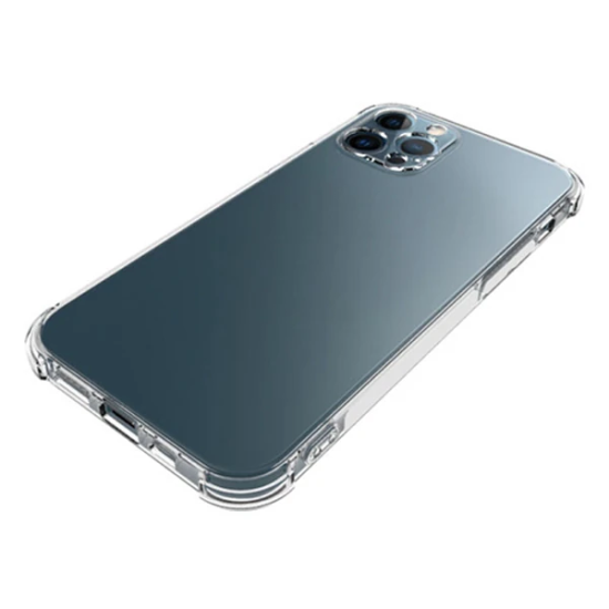 İPhone 12 Pro Max 6.7 Anti-Drop Silikon Kılıf Kamera Korumalı Şeffaf S