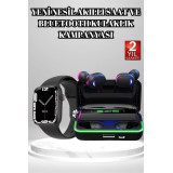 Ucuz ve Kaliteli Kulaklıklı Saat Seti Bluetooth Bağlantılı Akıllı Saat
