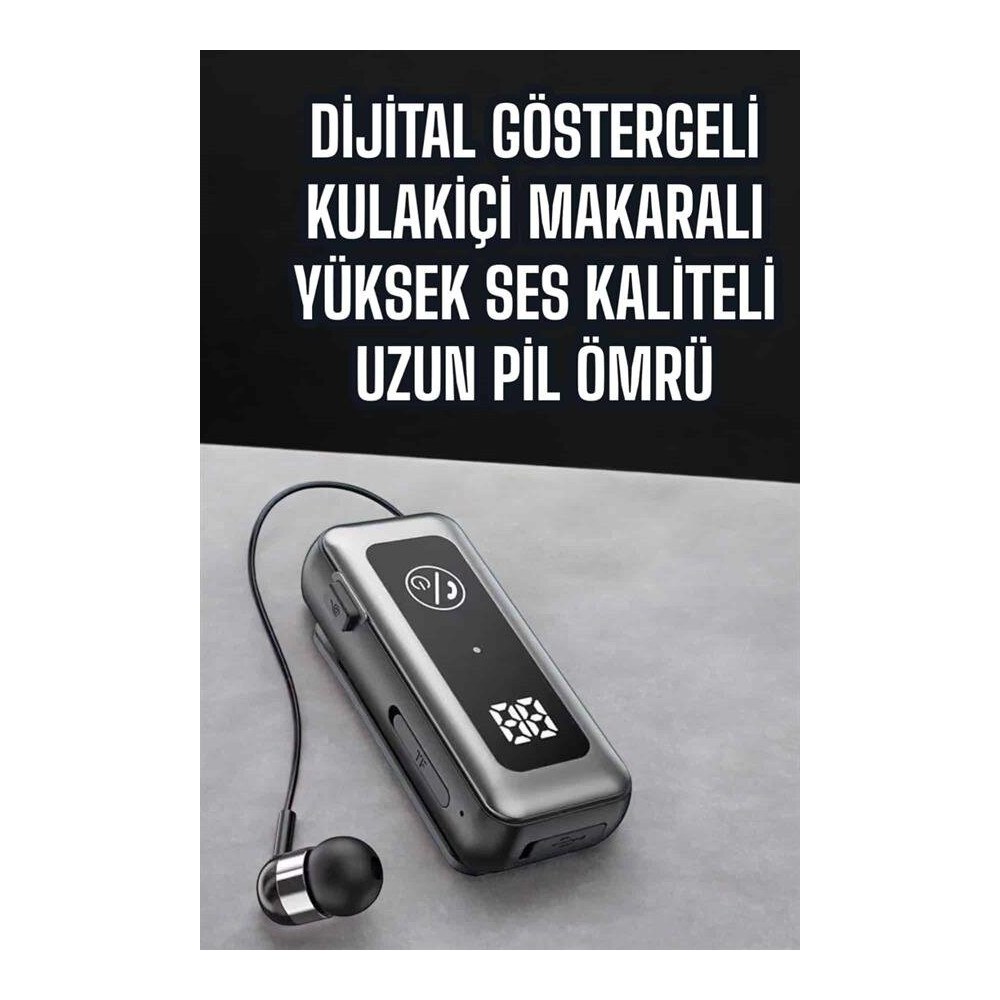 Kulak Arkası Klipsli Bluetooth Kulaklık YXG10 Silikon Malzemeli Ergono
