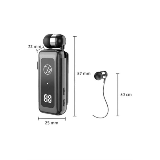 Makaralı Bluetooth Kulaklık Kulak İçi Dijital Göstergeli Yüksek Ses Ka