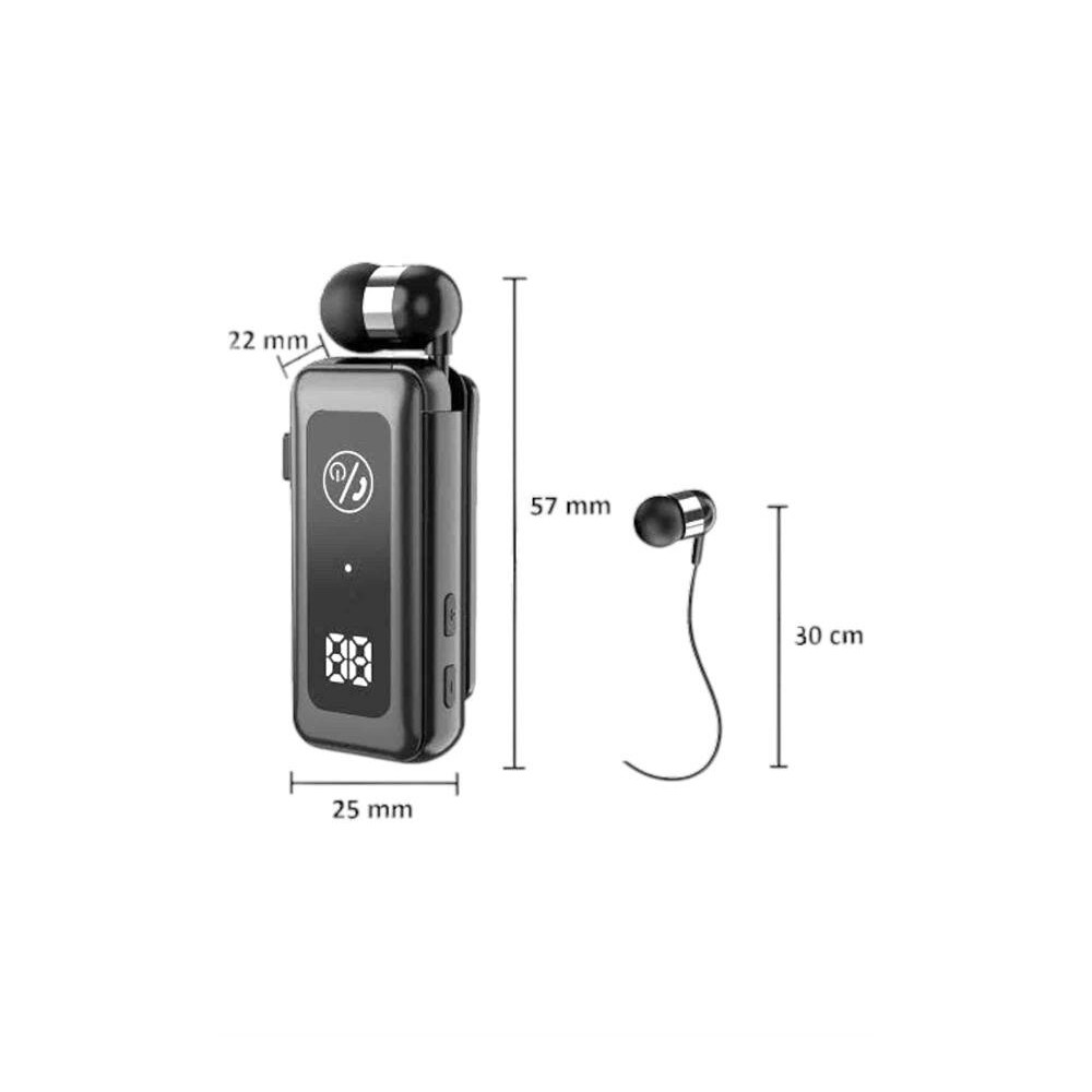 Makaralı Bluetooth Kulaklık Kulak İçi Dijital Göstergeli Yüksek Ses Ka