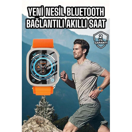 Akıllı Saat Uyku ve Spor Takibi Yeni Nesil Bluetooth Bağlantılı Amoled