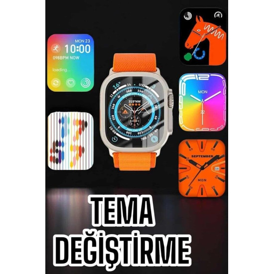 Akıllı Saat Uyku ve Spor Takibi Yeni Nesil Bluetooth Bağlantılı Amoled