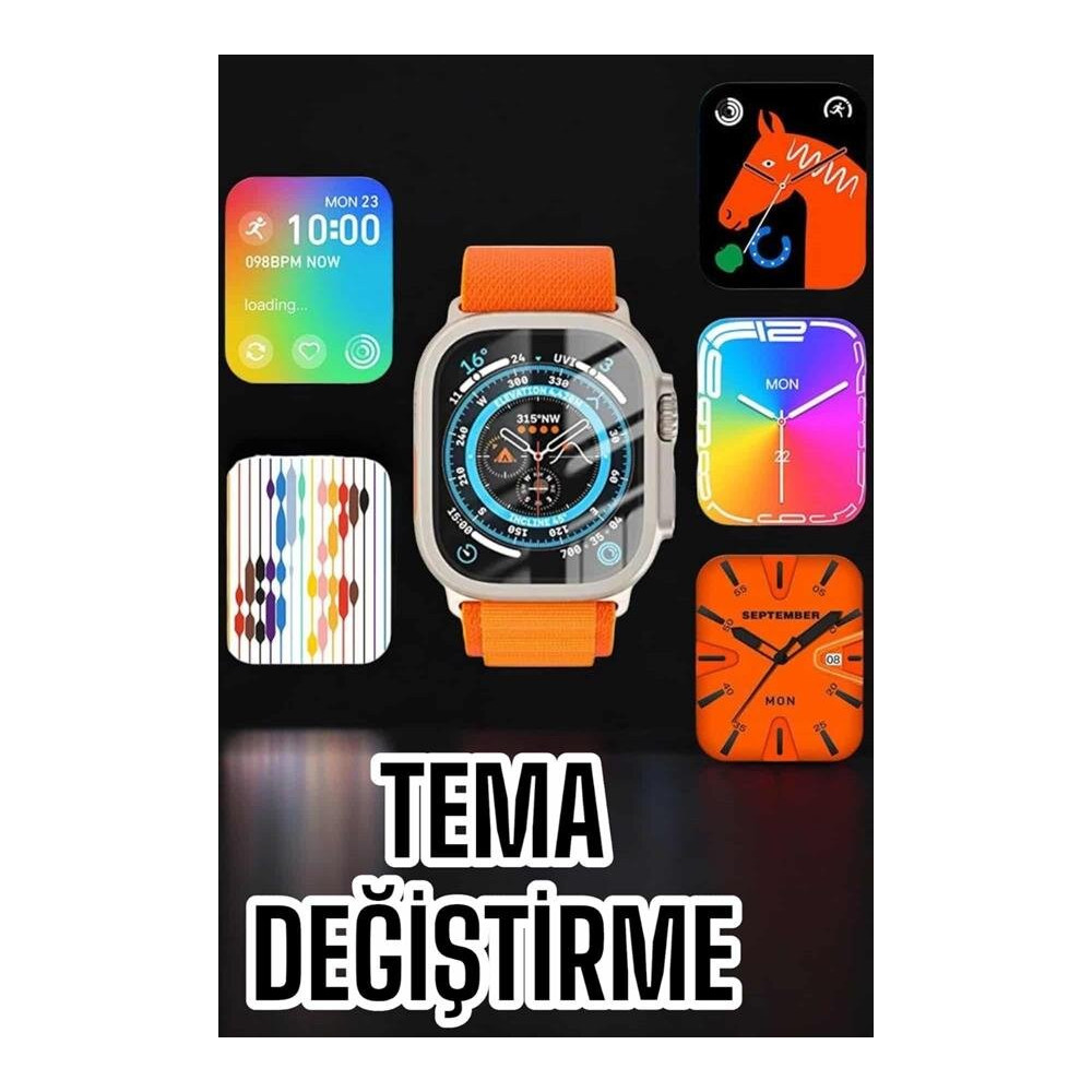 Akıllı Saat Uyku ve Spor Takibi Yeni Nesil Bluetooth Bağlantılı Amoled