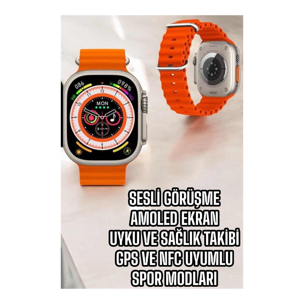 Yeni Nesil Akıllı Saat Nabız Ölçer Sağlık Ölçer ve Kalori Ölçer Uyku T
