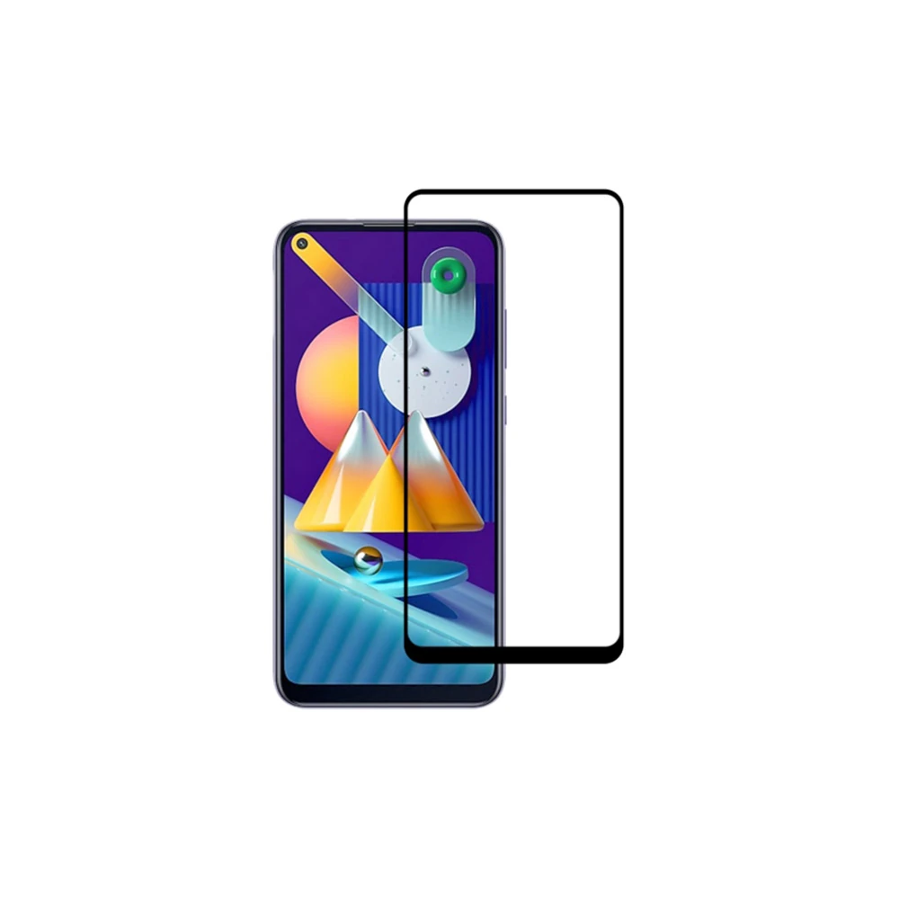 ALLY SM Galaxy M11 Full Glue Tempered Cam Ekran Koruyucu