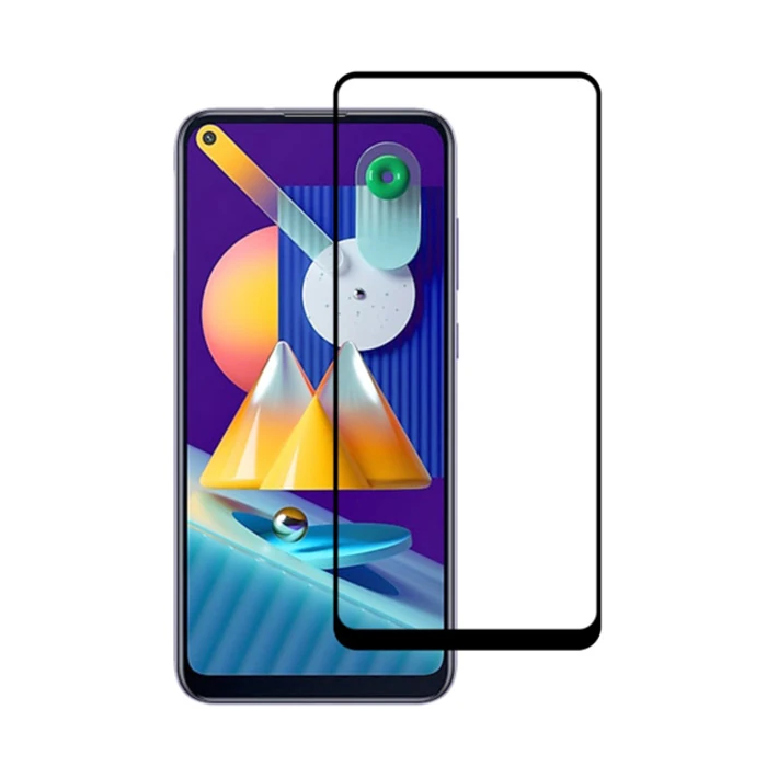 ALLY SM Galaxy M11 Full Glue Tempered Cam Ekran Koruyucu