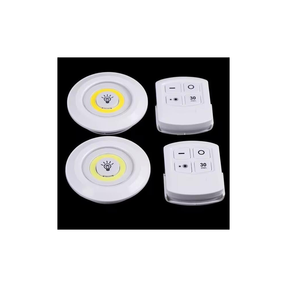 Led Lamba 3'lü Uzaktan Kumandalı Yapışkanlı Beyaz Işık