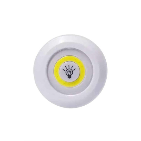 Led Lamba 3'lü Uzaktan Kumandalı Yapışkanlı