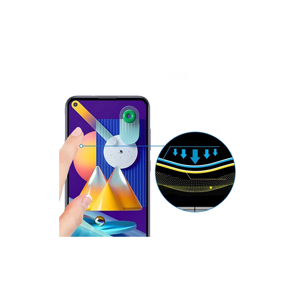 ALLY SM Galaxy M11 Full Glue Tempered Cam Ekran Koruyucu