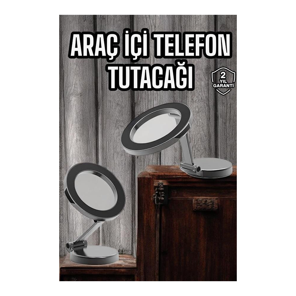 Yeni Nesil Araç İçi Mıknatıslı Telefon Tutacağı Tüm Telefonlara Uyumlu