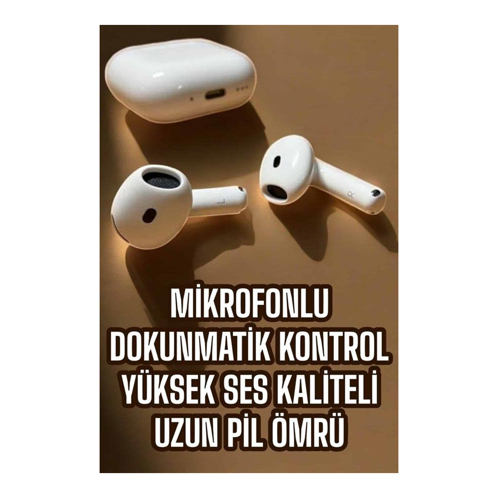 4.Nesil Kaliteli TWS Android ve İOS Uyumlu Mikrofonlu Kulaklık
