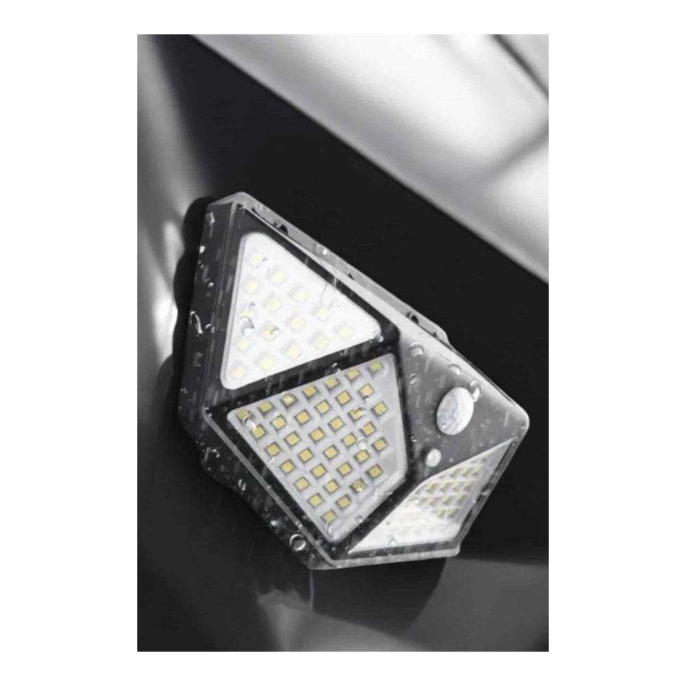 Güneş Enerjili Bahçe Aydınlatma Lambası Solar 100 Led Lamba