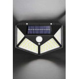 Güneş Enerjili Bahçe Aydınlatma Lambası Solar 100 Led Lamba