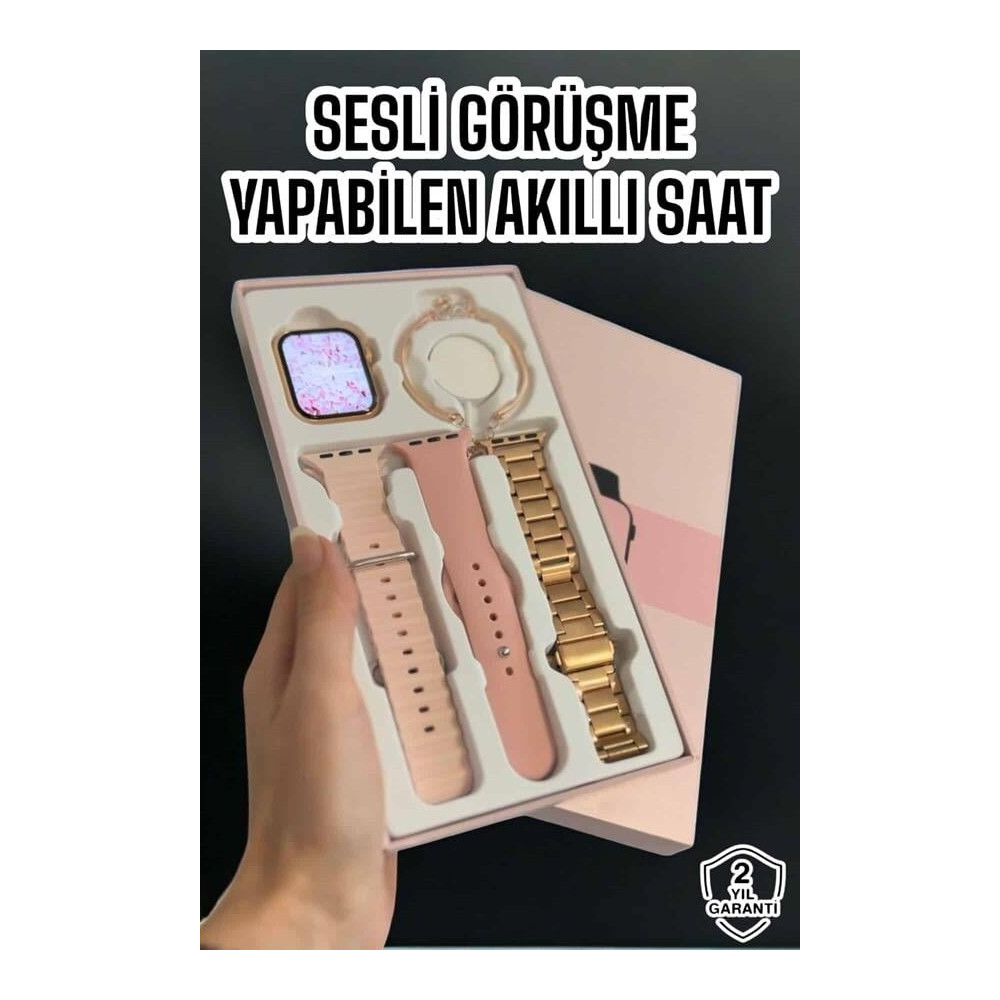 Akıllı Saat Bluetooth Bağlantılı Aksesuar Hediyeli GPS Takibi