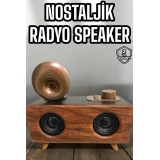 Şömine Efektli Bluetooth Hoparlör FM Radyo USB TF Kart Müzik Çalar