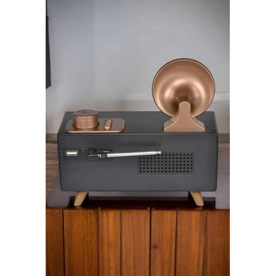 Nostaljik Görünümlü Bluetooth Bağlantılı Speaker