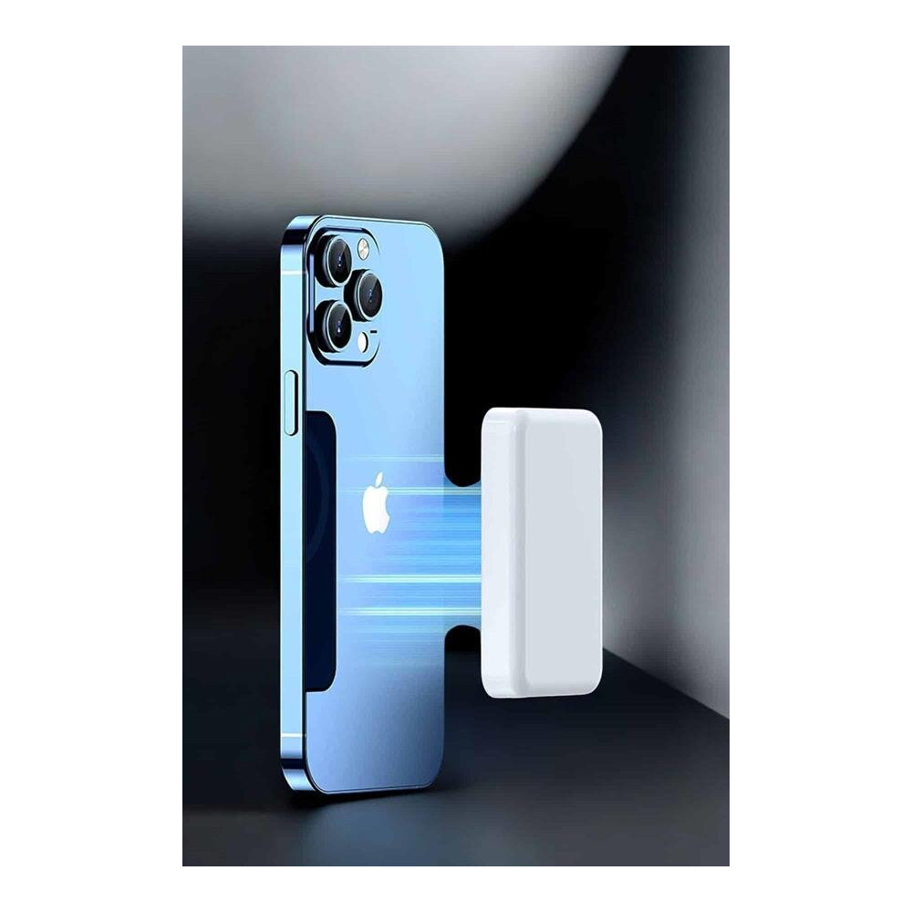 5000 Mah İOS Uyumlu Magsafe Kablosuz Şarj Hızlı Şarj Desteği