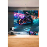 Akıllı Projeksiyon Powerbankli Taşınabilir Sinema Projektörü 4k HD Kal