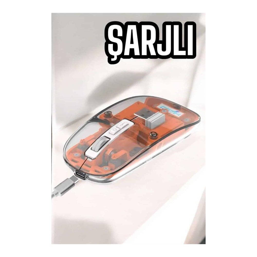 Kablosuz Mouse Fare 5.0 Bluetooth Bağlantılı USB Girişli