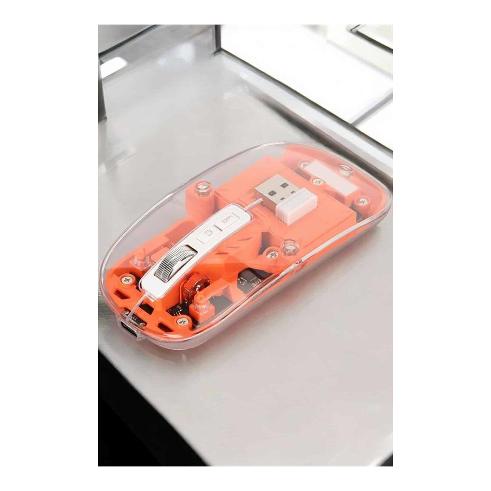 Kablosuz Mouse Fare 5.0 Bluetooth Bağlantılı USB Girişli