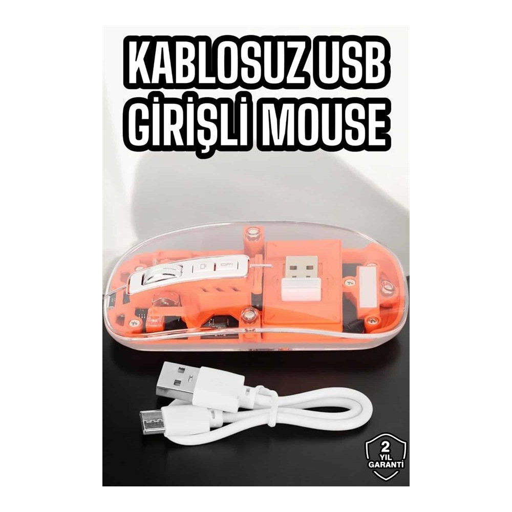 Fare Mouse Çift Modlu Kablosuz Bağlantılı 2.4GHz Destekli