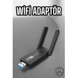 Wifi Adaptörü Bt5.0 Wifi 2'si Bir Arada Çift Bantlı Çift Anten