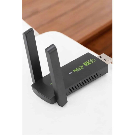 Wifi Adaptörü Bt5.0 Wifi 2'si Bir Arada Çift Bantlı Çift Anten