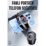 RGB Işıklı Telefon Soğutucu Fan Gaming Cooler Süper Hızlı Soğutma