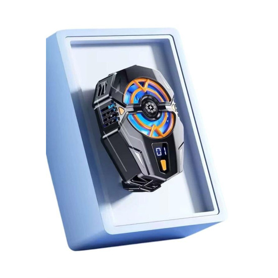 RGB Işıklı Telefon Soğutucu Fan Gaming Cooler Süper Hızlı Soğutma
