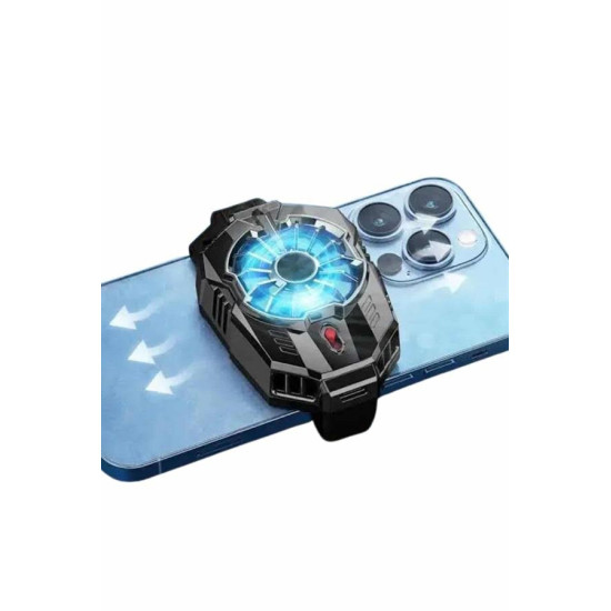 RGB Işıklı Telefon Soğutucu Fan Gaming Cooler Süper Hızlı Soğutma
