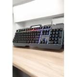 Gaming Klavye ve Mouse Seti PG8018 – Dayanıklı Tuşlar Hızlı Komut