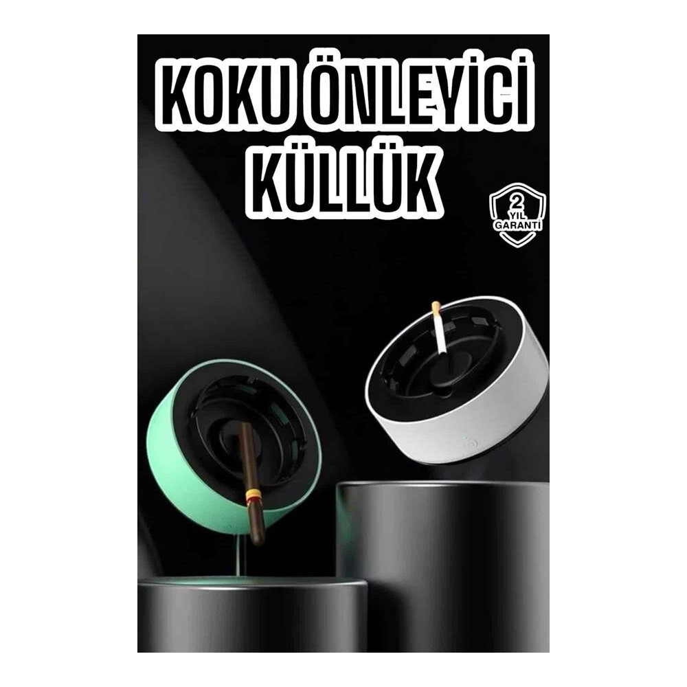 Akıllı Kokusuz Küllük Dumanı İçine Çeken Kül Tablası Hava Temizleyici