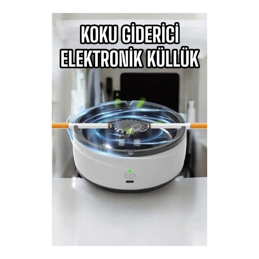 Küllük Duman Giderici Temizlenebilir Elektronik Pilli