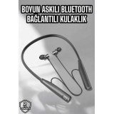 Boyun Bantlı Bluetooth Kulaklık Yüksek Ses Kaliteli 100 Saat Kulaklık