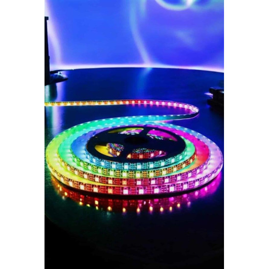 RGB Şerit Led 10 Metre Led Işık Kumanda ile Kontrol RGB