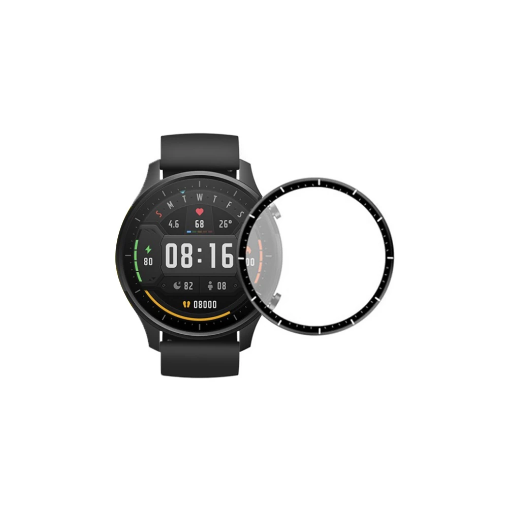 Xiaomi Watch Color 3D Full Kavisli PMMA Cam Ekran Koruyucu