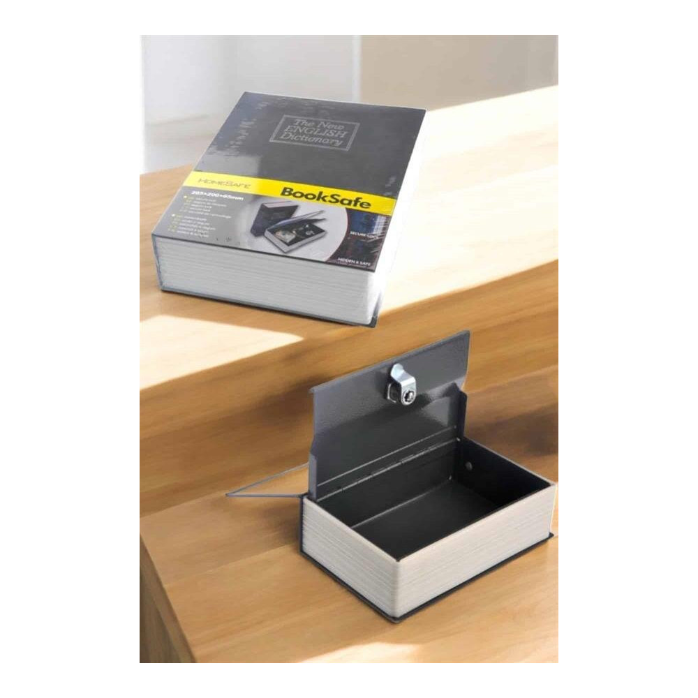 Gizli Kasa İngilizce Sözlüğü Kitap Görünümlü Anahtarlı Gizli Mini Çeli