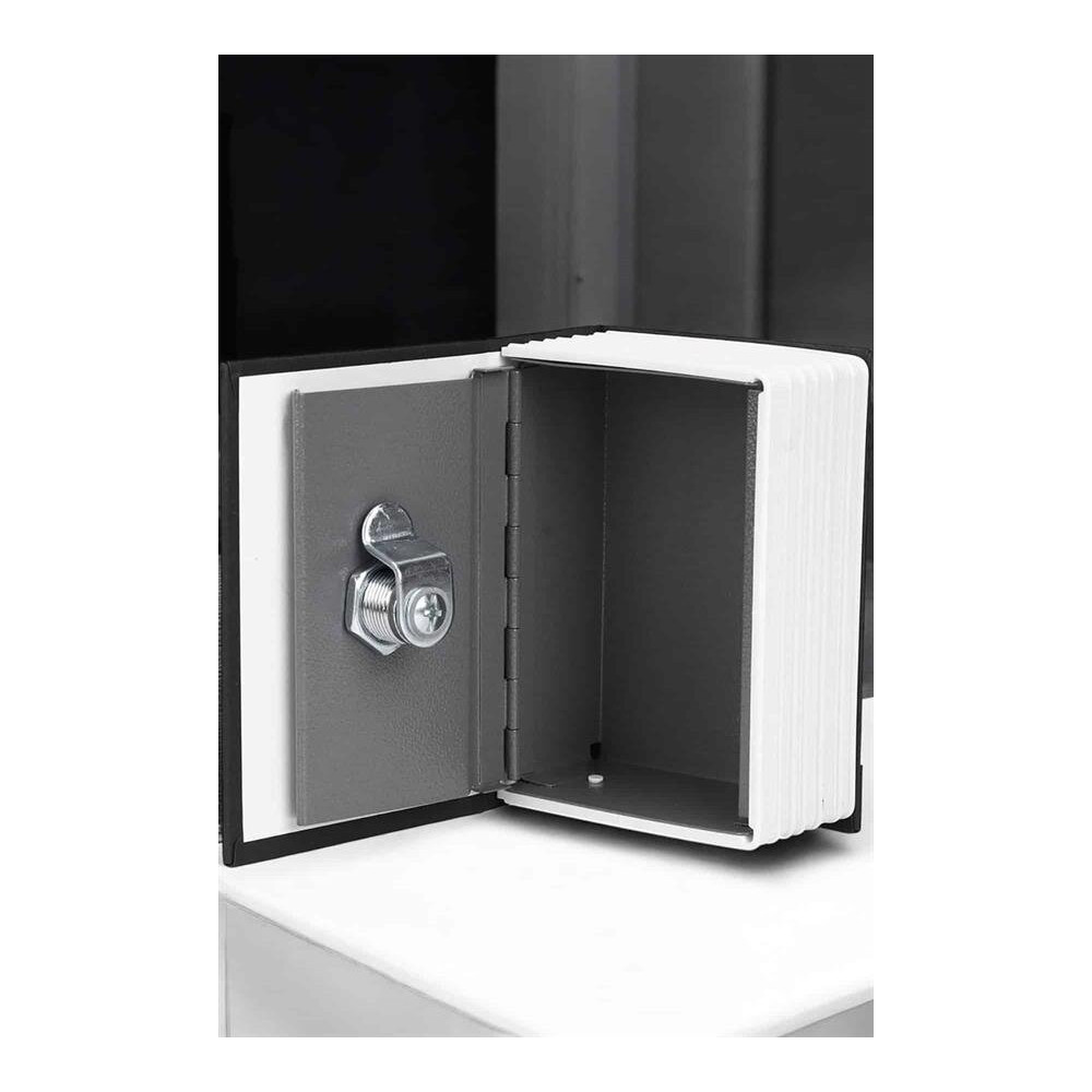 Gizli Kasa Kitap Görünümlü Anahtarlı Çelik Mini Kasa