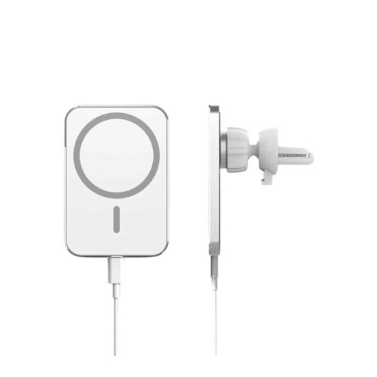 Kablosuz Şarj Aleti Magsafe Araç Içi Manyetik Şarj 15W İOS Uyumlu