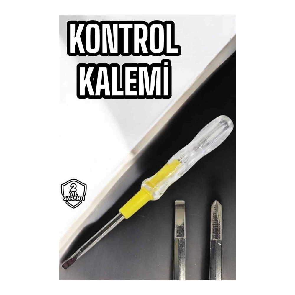 Test Cihazı Kontrol Kalemi Çift Başlıklı Şeffaf Elektrik Testi