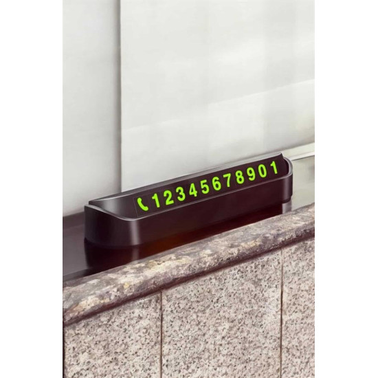 Alüminyum Kasa Gri Çevirmeli Araç İçi Telefon Numaratörü