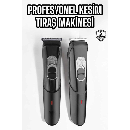 Sakal Lazer Epilasyon Öncesi Tüy Kısaltma Makinesi Unısex 4 Taraklı