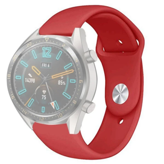 22MM Silikon Kayış Kordon Gear S3 Watch 4 -GT2 GT2E 46MM KayışKordon W
