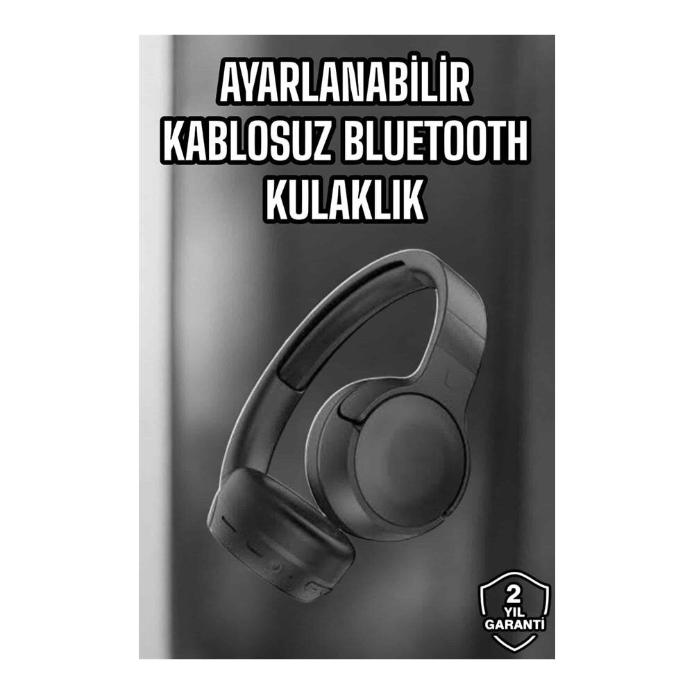 Kulak Üstü Kablosuz Bluetooth Kulaklık Gürültü Önleyici Uzun Şarj Süre