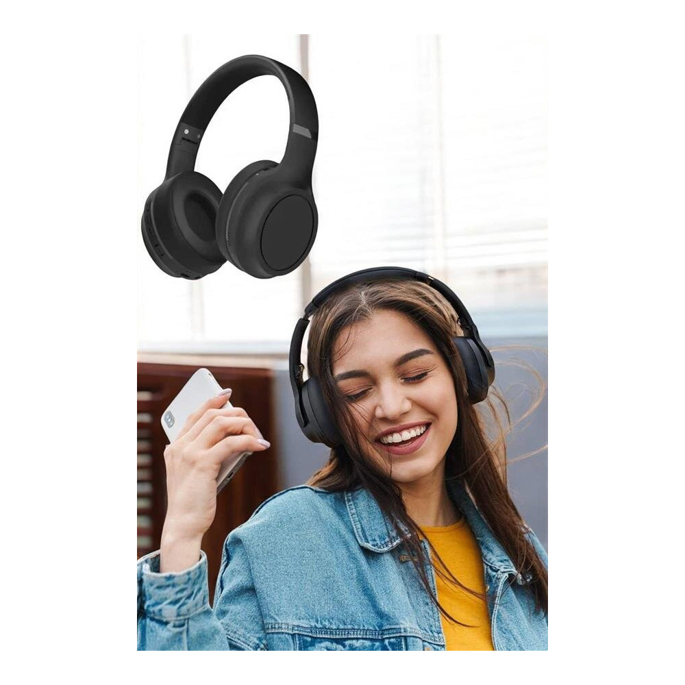 Kulak Üstü Kablosuz Bluetooth Kulaklık Gürültü Önleyici Uzun Şarj Süre