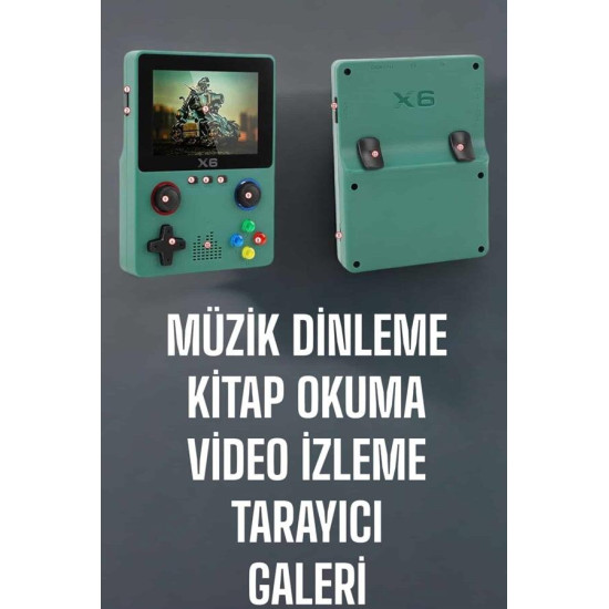 3.5 İnç Ekran 1000 Oyunlu Oyun Konsolu El Atarisi Miüzik Dinleme ve Ki