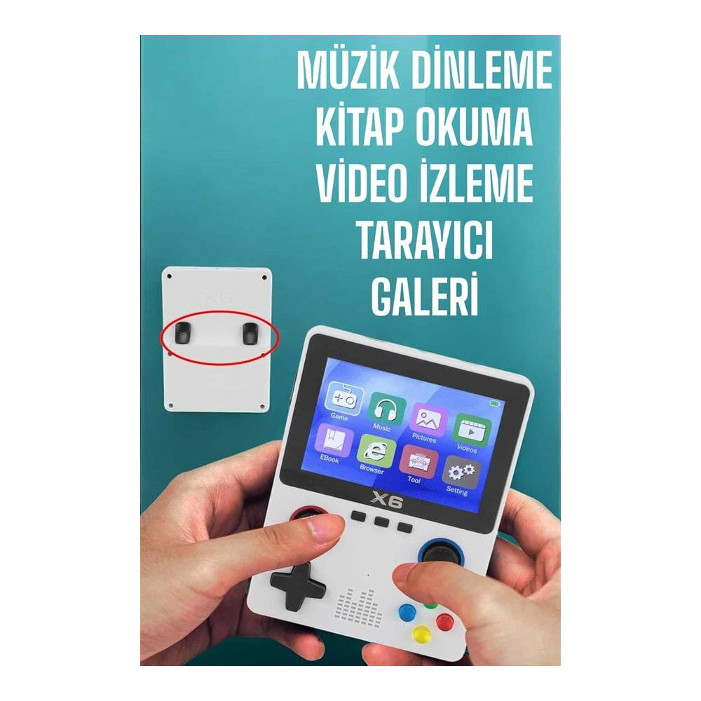 Şarjlı El Atarisi 3.5 İnç Ekran Kitap Okuma Müzik Dinleme Ve Video İzl