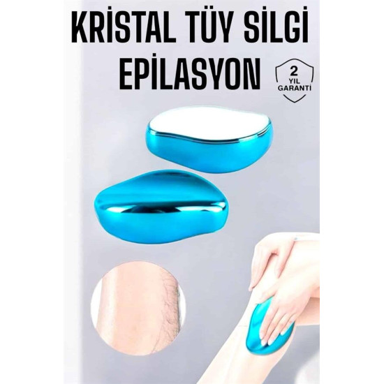 Epilasyon Aleti Bacaklar Kollar İçin Yıkanabilir Kristal Epilatör Tüy 